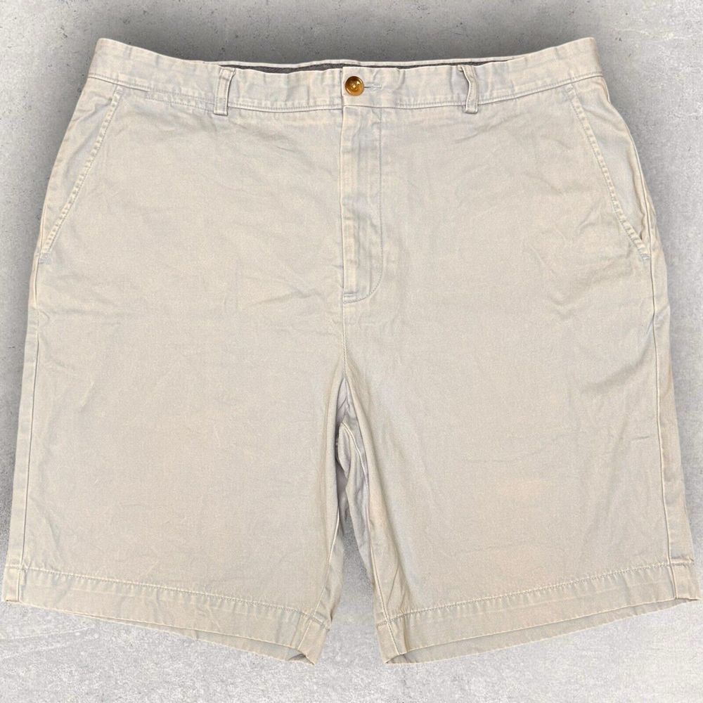Johnston & Murphy Men's Size 38 Chino Shorts Classic Light Blue Cotton